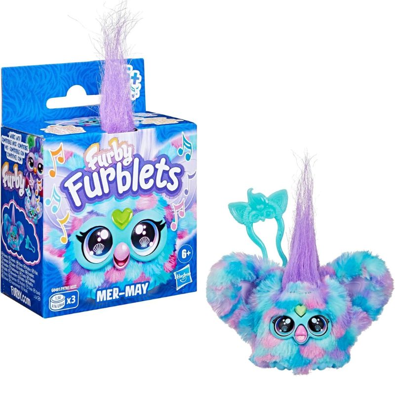 【予約販売 9月中旬頃発送】Furby Furblets ファービー ファーブレッツ Mer-may (Ocean Music) ミニ ファービー人形