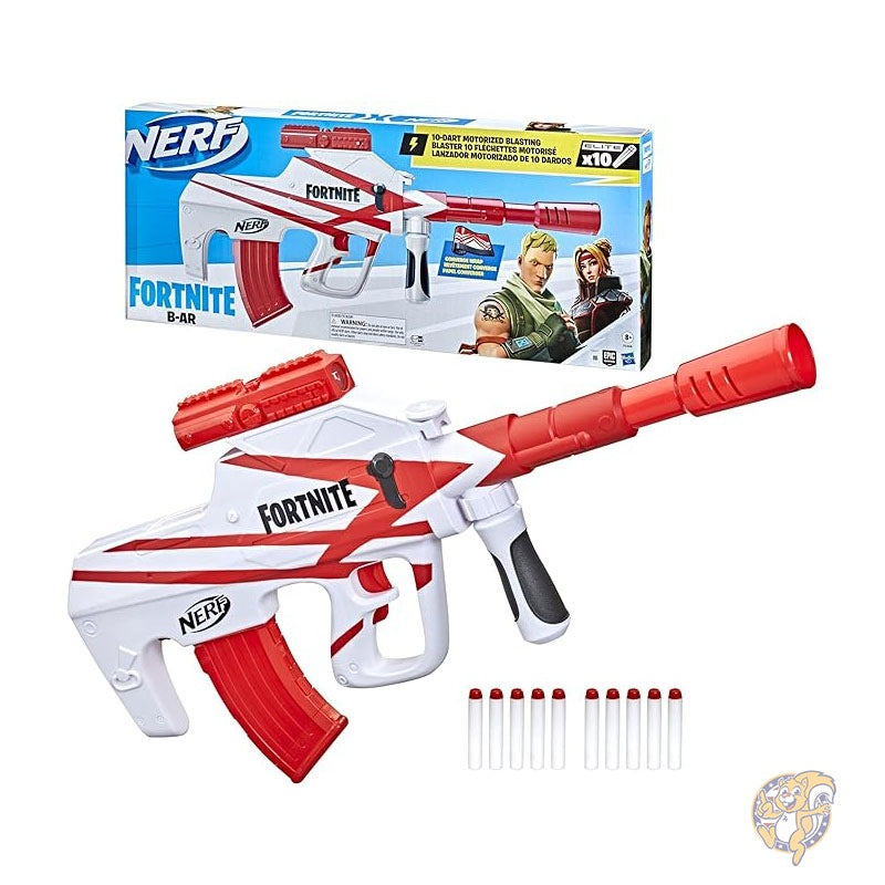 NERFナーフ フォートナイト B-AR 電動ダーツブラスター 電動 10 ダーツブラスト ダーツ 10 本付き F2344