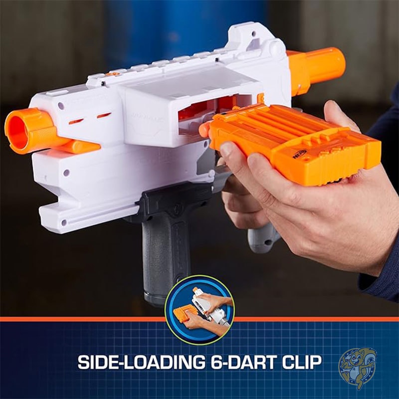 ナーフ NERF モジュラス メディエーター ブラスター 6 本のダーツを連続で発射 ダーツ 6 本付き E0016