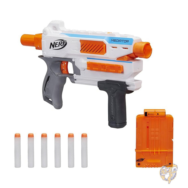 ナーフ NERF モジュラス メディエーター ブラスター 6 本のダーツを連続で発射 ダーツ 6 本付き E0016