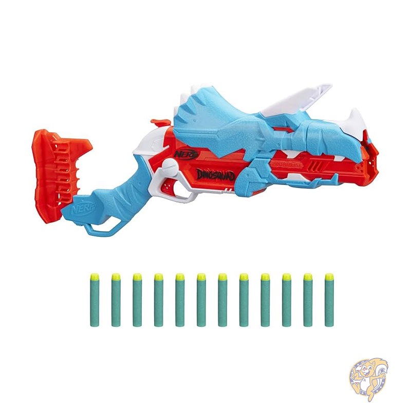 ナーフ Nerf ディノスクアッド トリケラブラスト ダーツ ブラスター ダーツ 12 本 トリケラトプス F0803