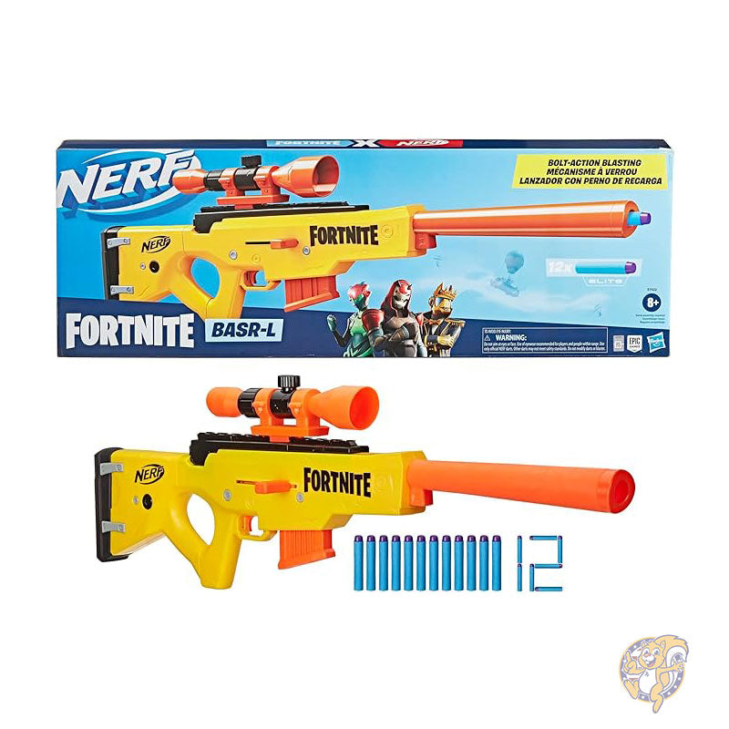 Nerf ナーフ フォートナイト BASR-L ボルトアクション クリップフィードブラスター ダーツ 12 本付き E7522