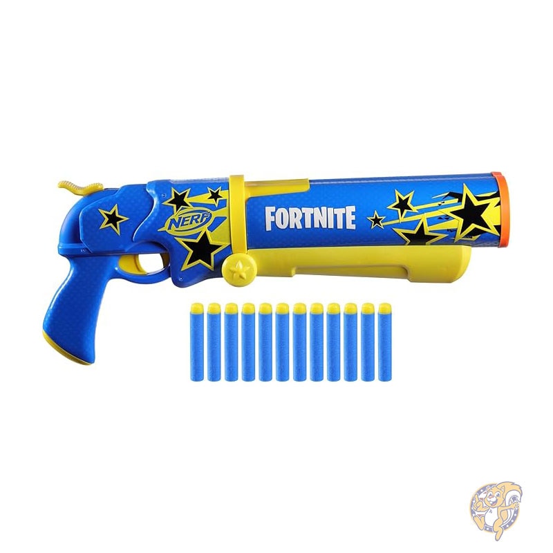 NERF ナーフ フォートナイト ハーフトーンヒーロー ブラスター ボーナス コード ダーツ 12 本付き F8947