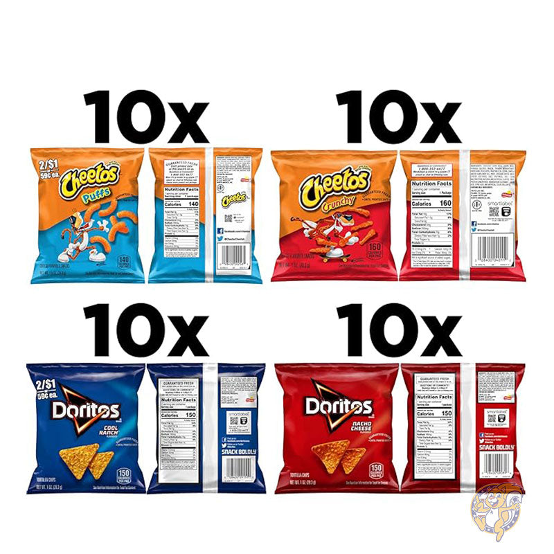 フリトレー Frito Lay ドリトス&チートス ミックス バラエティパック 40個入り お菓子
