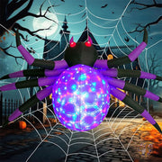 ハロウィン インフレータブル 屋外装飾 2.7m スパイダー LED付き 庭用デコレーション ハロウィーン CO-69310 COMIN カミン