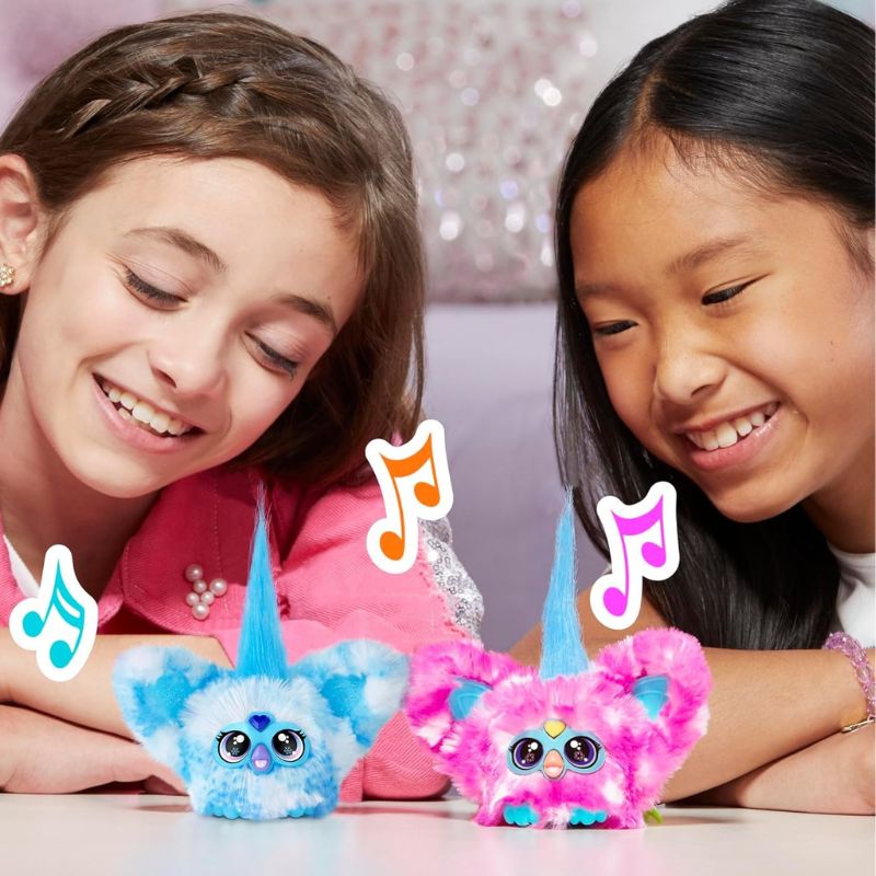 Furby Furblets ファービー ファーブレッツ Sno-way (Holiday Music) ミニ ファービー人形 ブルー&ホワイト
