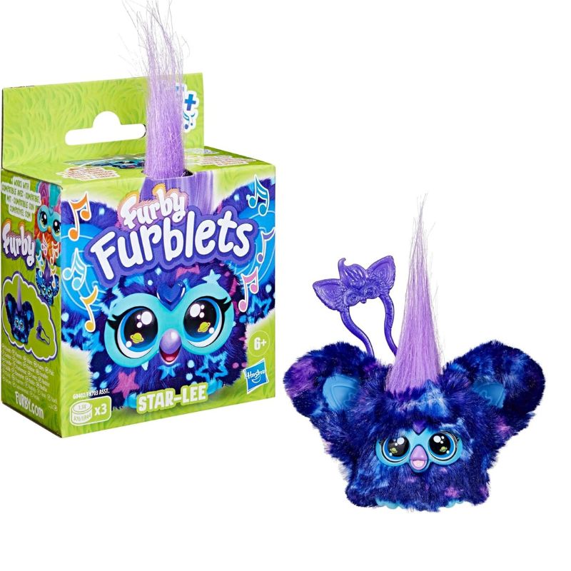 【予約販売 9月中旬頃発送】Furby Furblets ファービー ファーブレッツ Star-lee (Galactic Music) Dark Blue ダークブルー ファービー人形