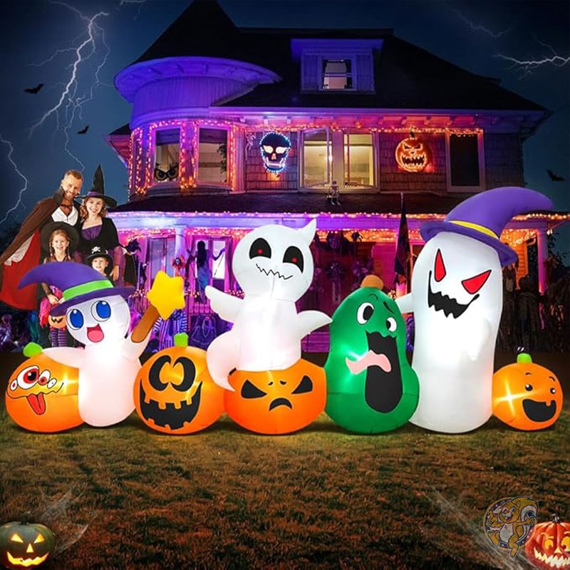 ハロウィン 装飾 ゴースト コンボ 2.4m Halloween Inflatable Decoration Ghost KOOY クーイ