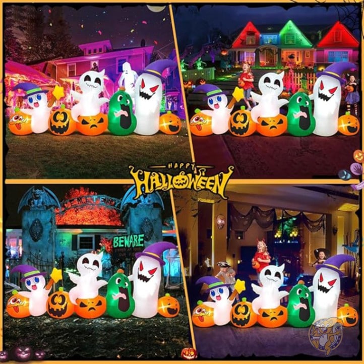 ハロウィン 装飾 ゴースト コンボ 2.4m Halloween Inflatable Decoration Ghost KOOY クーイ