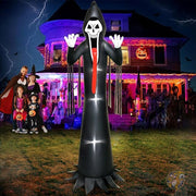 ハロウィン デコレーション ハロウィーン インフレータブル死神 3m LEDライト付き Halloween Grim Reaper KOOY