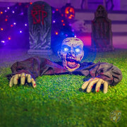 ハロウィン 屋外装飾 ハロウィーン アニメゾンビグラウンドブレーカー 不気味な音と点滅する目付き ハロウィン JOYIN ジョイン