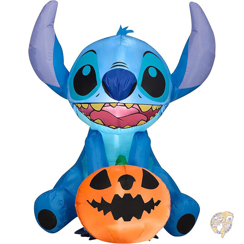 ステッチ ハロウィン デコレーション ハロウィーン エアブローン ウィズ JOL ディズニー、高さ0.9m ジェミーGemmy