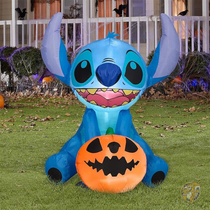 ステッチ ハロウィン デコレーション ハロウィーン エアブローン ウィズ JOL ディズニー、高さ0.9m ジェミーGemmy
