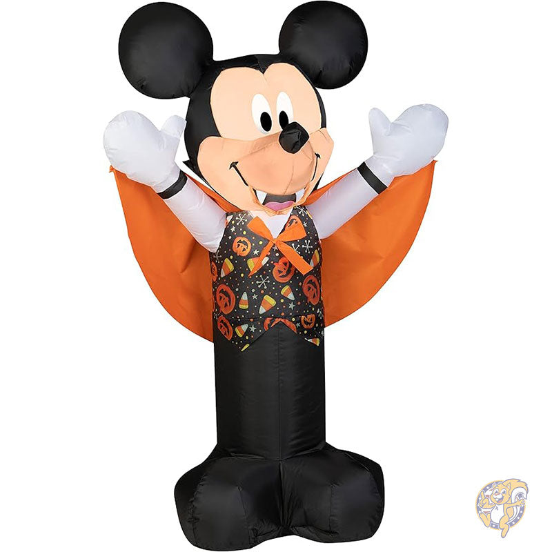ディズニー ミッキーマウス ハロウィーン エアブローン インフレータブル ミッキー ヴァンパイア 高さ1m ジェミー Gemmy
