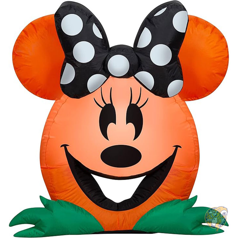 ディズニー ミニーマウス ハロウィン デコレーションエアブローン インフレータブル キューティー ハロウィーン 高さ0.9m ジェミー Gemmy