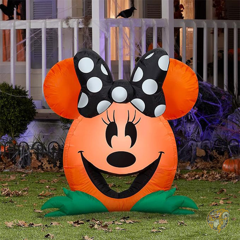 ディズニー ミニーマウス ハロウィン デコレーションエアブローン インフレータブル キューティー ハロウィーン 高さ0.9m ジェミー Gemmy