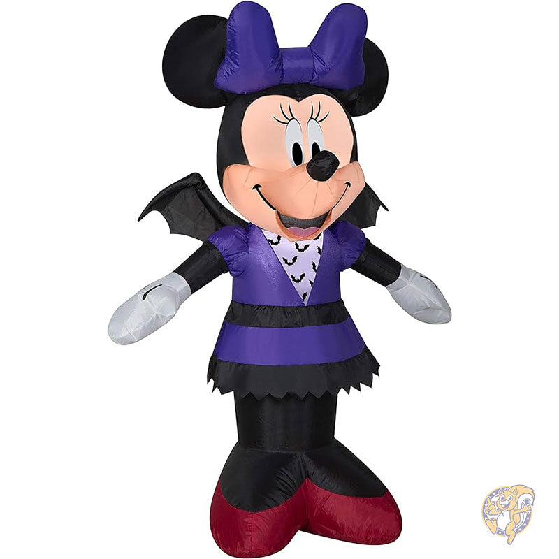 ディズニー ミニー ハロウィン デコレーションエアブローン バットコスチューム ハロウィーン 高さ1m ジェミー Gemmy