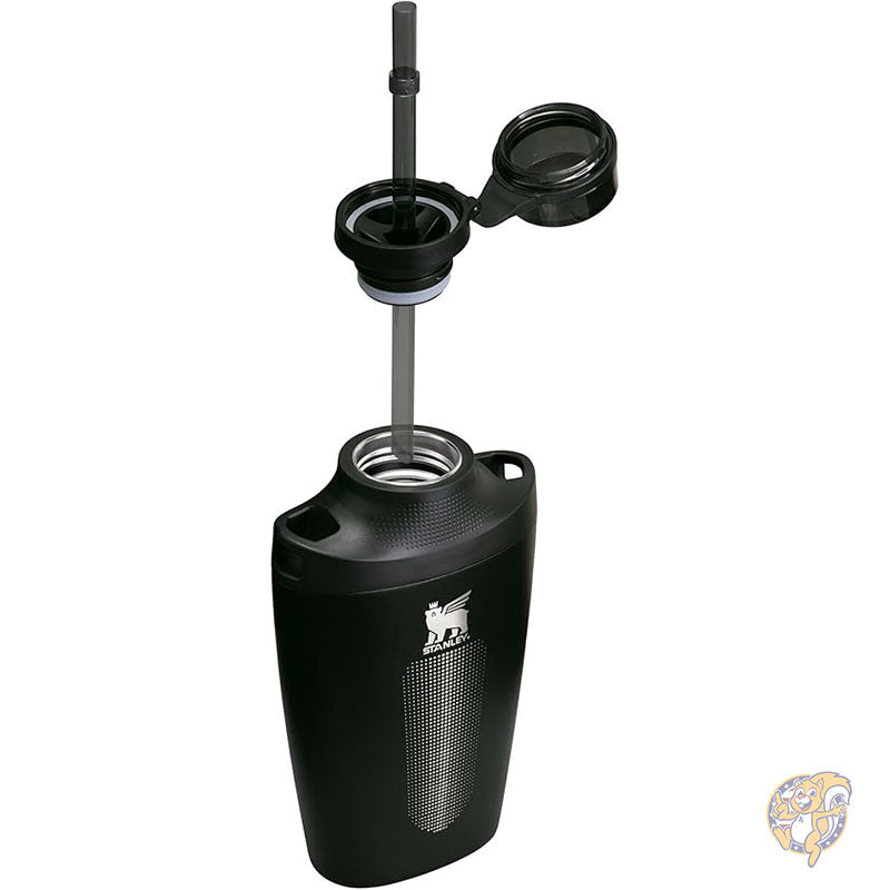 スタンレー STANLEY クロス ボトル ジャカード ストラップ付き 652g トラベル ボトル ストロー付き漏れ防止蓋 ステンレス スチール 二重壁真空断熱