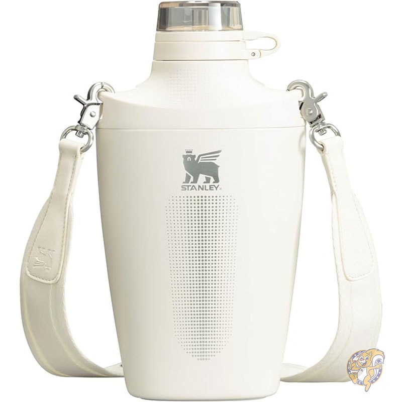 スタンレー STANLEY クロス ボトル ジャカード ストラップ付き 652g トラベル ボトル ストロー付き漏れ防止蓋 ステンレス スチール 二重壁真空断熱