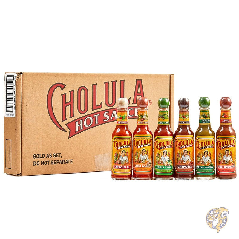 チョルーラ Cholula ホットソース 141g バラエティパック (ホットソース好きギフトセット) 6 個入り
