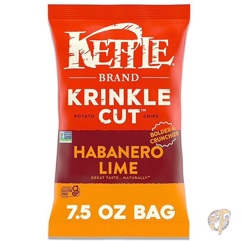 ケトルブランド Kettle Brand ポテトチップス クリンクルカット ハバネロライム ケトルチップス 212g お菓子
