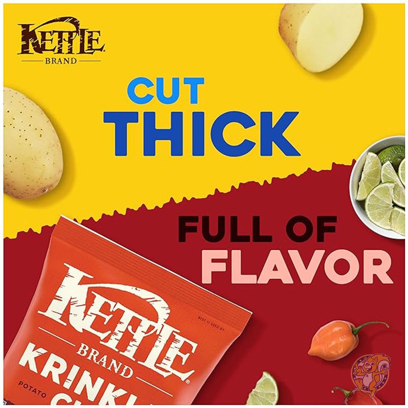 ケトルブランド Kettle Brand ポテトチップス クリンクルカット ハバネロライム ケトルチップス 212g お菓子
