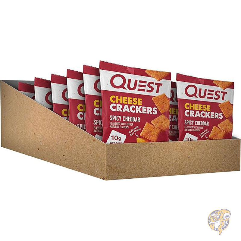 クエスト ニュートリション Quest Nutrition チーズ クラッカー スパイシー チェダー ブラスト タンパク質 10g 低炭水化物 12個入り 30g
