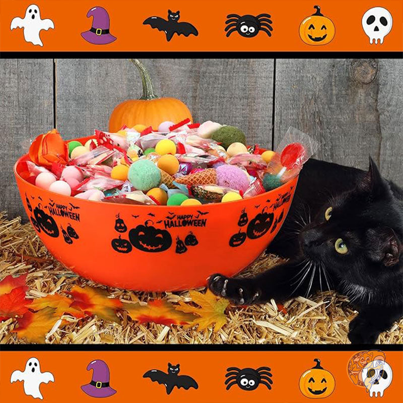 ハロウィン キャンディボウル 6個 大型 ハロウィーン プラスチック トリックトリート キャンディボウル ゴースト カボチャ コウモリ Funtery ファンタリー