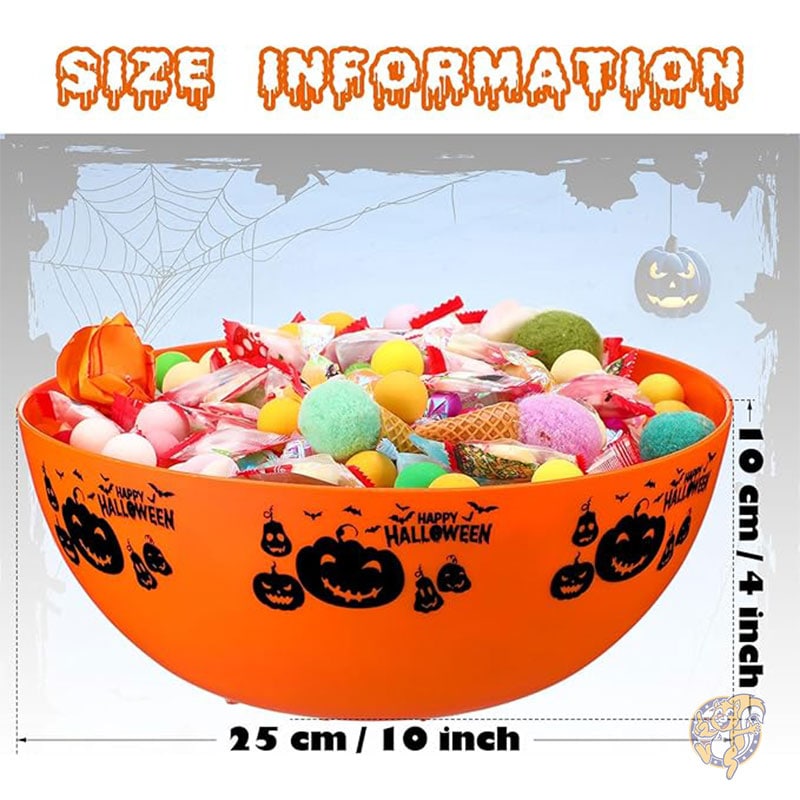 ハロウィン キャンディボウル 6個 大型 ハロウィーン プラスチック トリックトリート キャンディボウル ゴースト カボチャ コウモリ Funtery ファンタリー