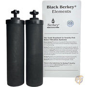 バーキー 純正ブラック Berkey Elements BB9-2 フィルター (バーキー ウォーター システム用) (2 個セット)