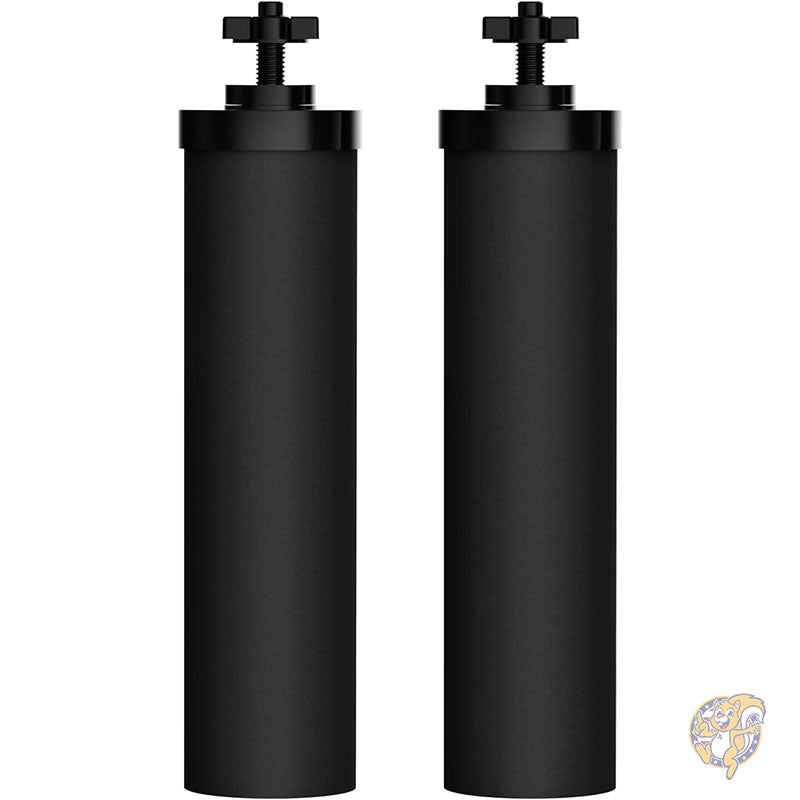 浄水器 ウォータードロップ NSF/ANSI 42&372 認定 Berkey BB9-2 ブラック フィルター バーキー 重力浄水システム ウォータードロップ キング タンク シリーズの交換品 (2 個パック)
