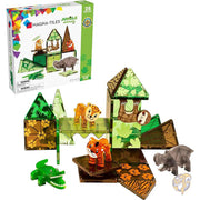 マグナタイル MAGNA-TILES ジャングルアニマル 25ピース マグネット組み立てセット オリジナル マグネット組み立て おもちゃ