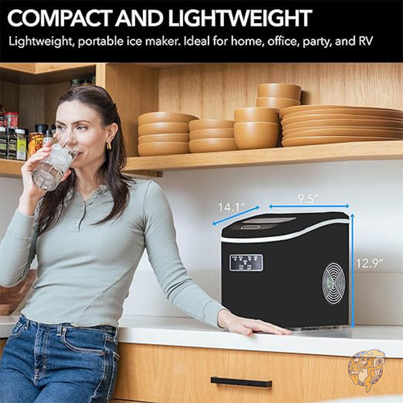 ポータブル製氷機 IMC-270MB コンパクト容量 12kg ブラックワンサイズ ウィンター Whynter