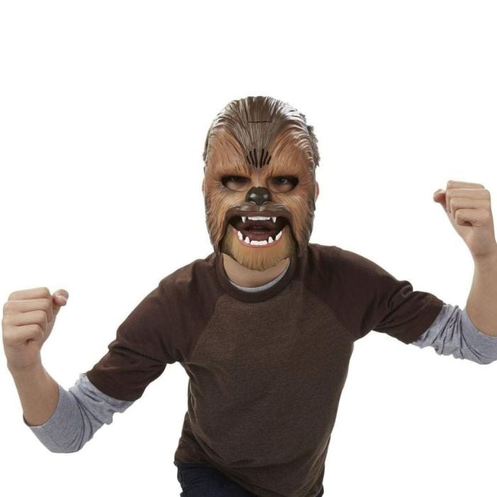 スター ウォーズ チューバッカ マスク ウーキー 咆哮サウンド付き 口を開けるとウーキーの声が鳴る!STAR WARS Movie Roaring Chewbacca Wookiee Sounds Mask
