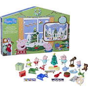 ペッパピッグ Peppa Pig クリスマス ペッパのキッズ アドベントカレンダー サプライズおもちゃ 24 個付き ホリデーファミリーフィギュア 4 体入り 対象年齢 3 歳以上