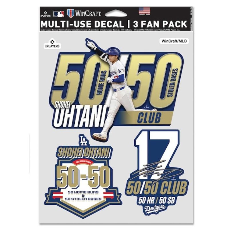 大谷翔平 記念グッズ詰め合わせ ファンパック Club Fan Pack 50-50 ホームラン 盗塁 達成記念 ドジャース MLB公式 Shohei Ohtani