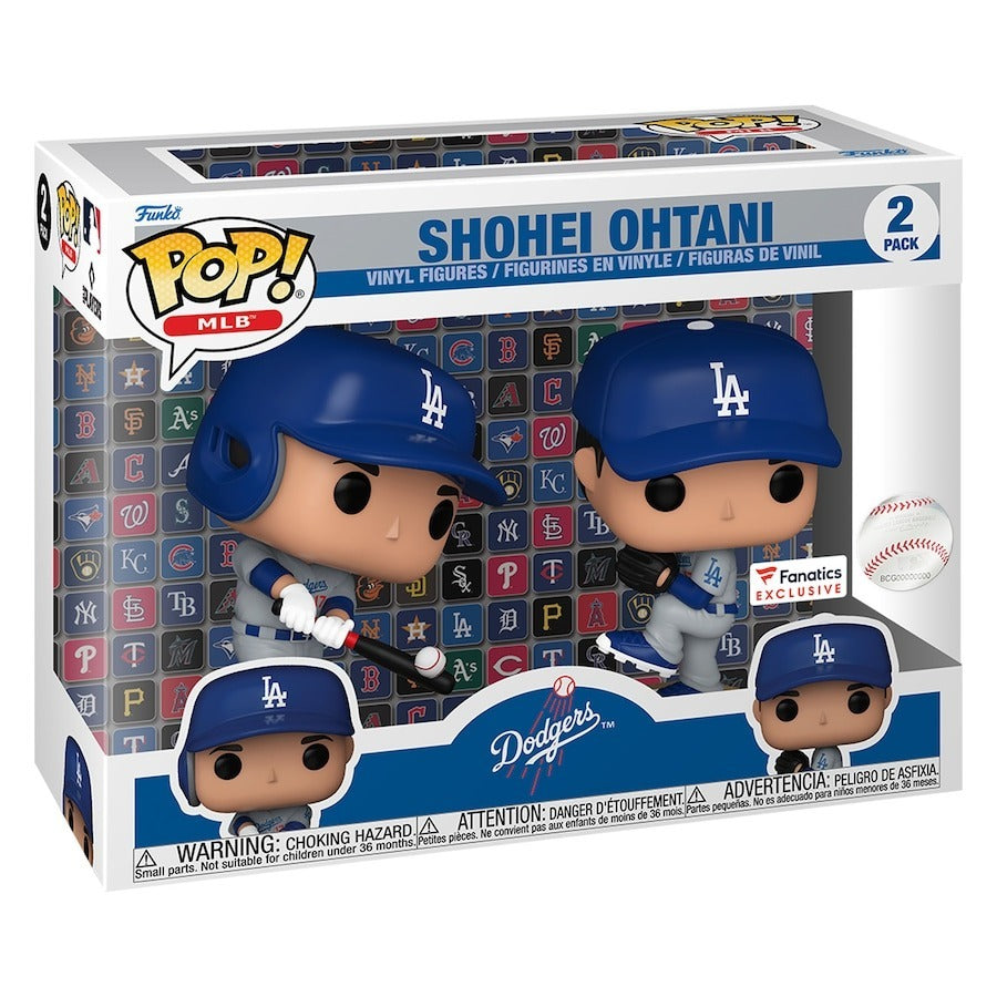 ファンコ 大谷翔平 フィギュア セット Funko POP 2個セット 大谷フィギュア ピッチャー バッター ドジャース MLB公式 Shohei Ohtani