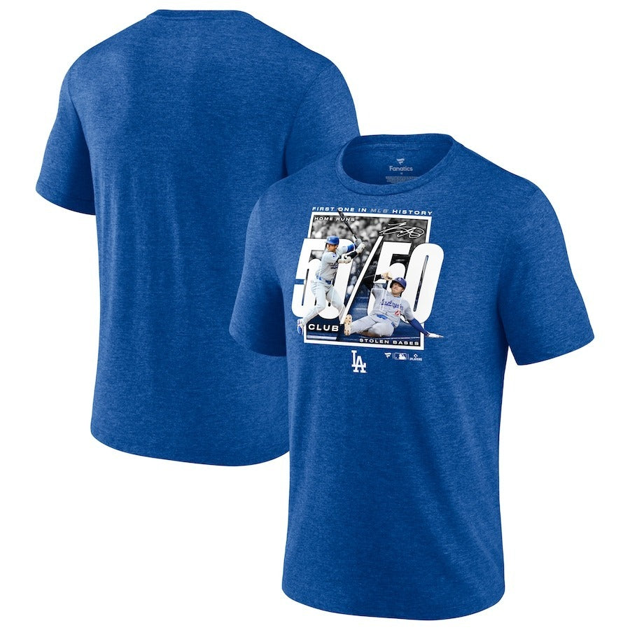 【子供サイズ】大谷翔平 50本塁打 50盗塁 達成記念 Tシャツ 50-50 大谷Tシャツ ホームラン 記念 ロサンゼルスドジャース