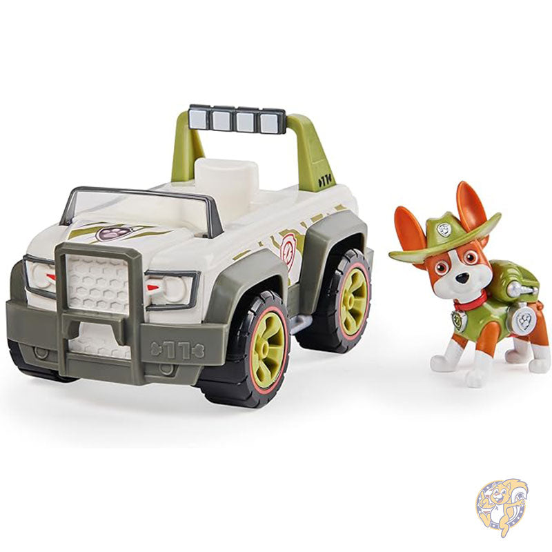 パウ・パトロール Paw Patrol トラッカーのジャングルクルーザー コレクターフィギュア付き パウパト トラッカー 車両 おもちゃ