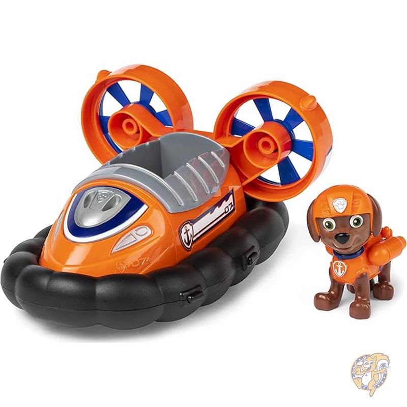 パウ・パトロール Paw Patrol ズーマのホバークラフト車両 コレクターフィギュア付き パウパト ズーマ おもちゃ