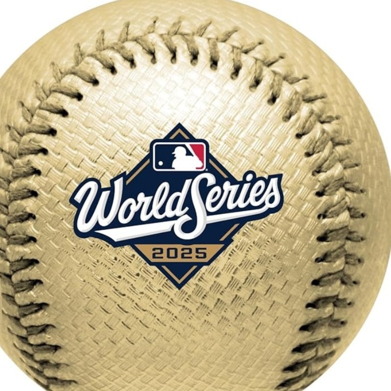 金色 2025 ワールドシリーズ ロサンゼルス ドジャース 優勝記念 ゴールドボール MLB公式 チャンピオンズ レプリカ ローリングス Rawlings 野球ボール