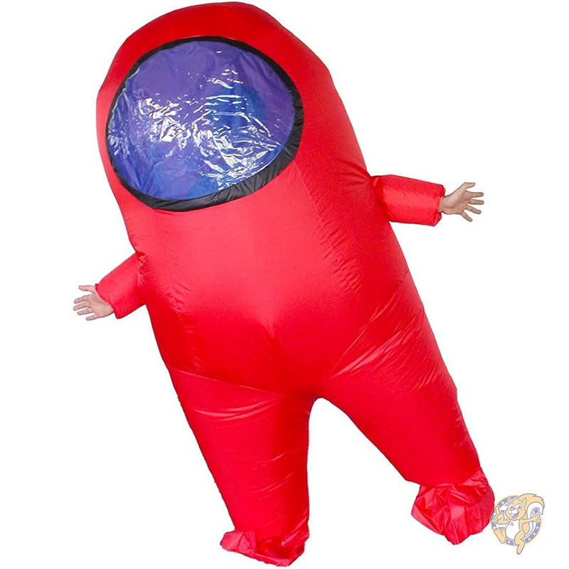 ハロウィン インポスター 大人用インフレータブルコスチューム ハロウィーン 宇宙服コスチューム 宇宙飛行士 大人向けゲームファン向け MXoSUM