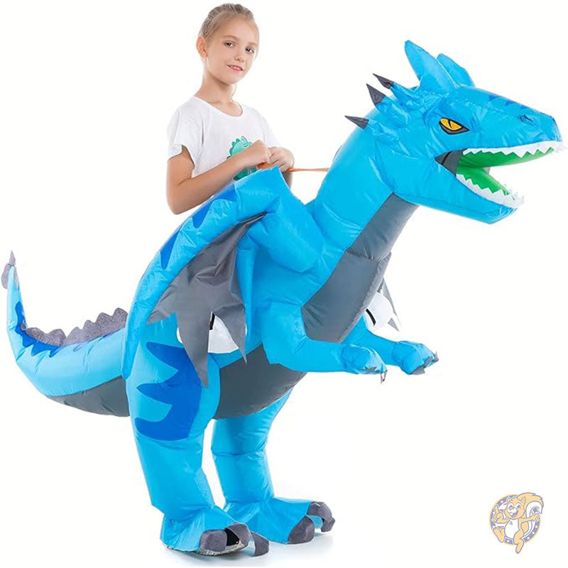 ハロウィン アイスドラゴン インフレータブル ライドオン キッズ ドラゴンコスチューム ハロウィーン 仮装 衣装 男の子 女の子 HSCTEK