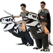 ハロウィン ティラノサウルス インフレータブル スケルトン 恐竜 コスチューム 子供用 T-Rex 膨らませる ハロウィーン インフレータブル 仮装衣装 Morph