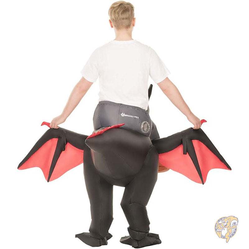 ハロウィン インフレータブル ライドオン ドラゴン ハロウィーン コスチューム 仮装衣装 大人用 Morphsuits モーフ