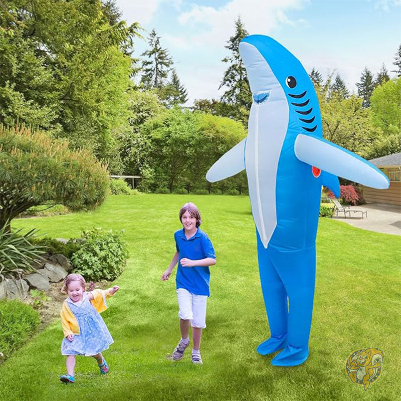 ハロウィン インフレータブル 動物コスチューム サメ ハロウィーン コスプレドレス コスプレパーティードレス エアブロー デラックスコスチューム 仮装 大人 XUANNIAO
