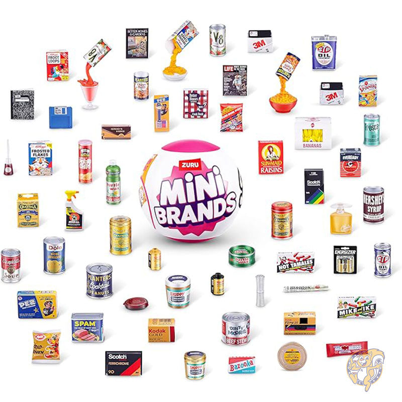 ミニ ブランド Mini Brands レトロ 2 パック カプセル コレクションできるミステリー ミニが 60個以上 公式ライセンス ブラインド パック フィギア おもちゃ