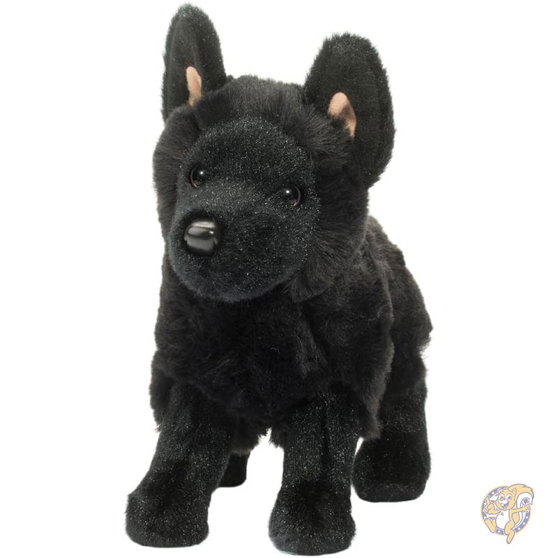 ハーコ ブラック ジャーマン シェパード ドッグ ぬいぐるみ 人形 おもちゃ ダグラス Douglas