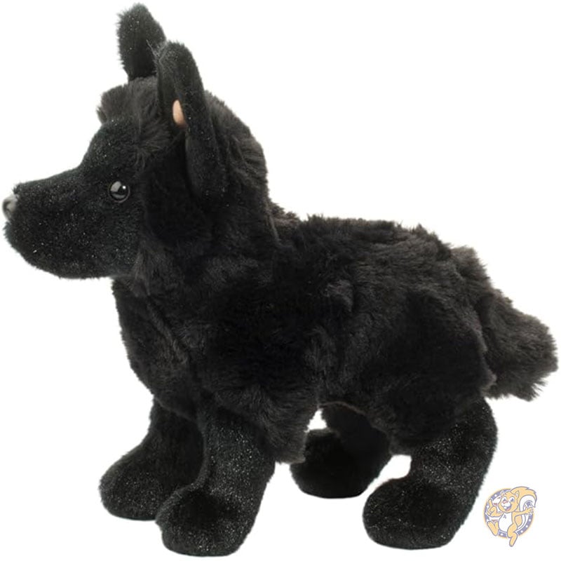 ハーコ ブラック ジャーマン シェパード ドッグ ぬいぐるみ 人形 おもちゃ ダグラス Douglas