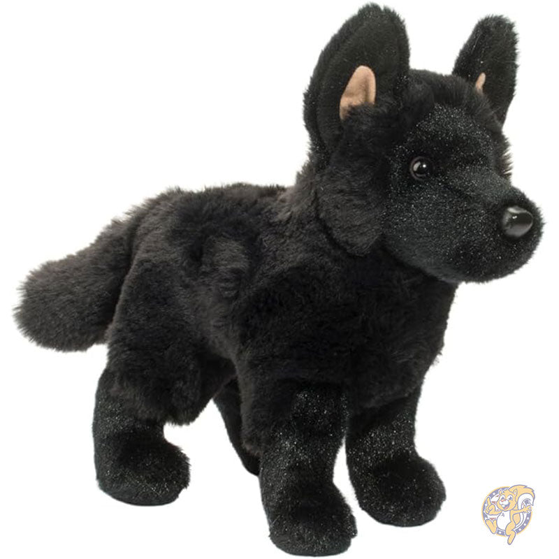ハーコ ブラック ジャーマン シェパード ドッグ ぬいぐるみ 人形 おもちゃ ダグラス Douglas